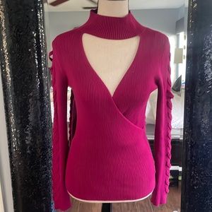 Beautiful sweater Lace up arm detailing 💖